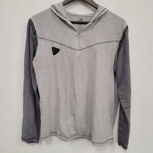 Ubi Workshop Mens Assassins Creed Gamer Hoodie Size M Gray Cotton Colorblock